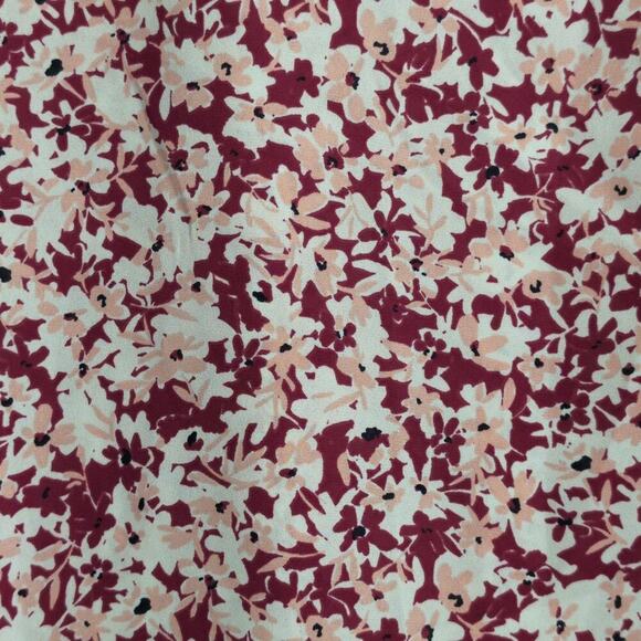 NWT NYDJ Fairy Dust Floral Flounce Sleeve V Neck Blouse Womens Size Small - Picture 2 of 11